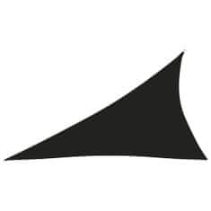 Greatstore Stínící plachta oxfordská látka trojúhelníková 3x4x5 m černá