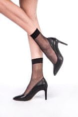 Elite Zora černé dámské silonkové ponožky 3 páry Barva: černá, Velikost: UNI
