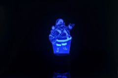 Greatstore 3D LED lampa - Santa Claus