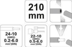 shumee Kleště odizolovací a konektorové univerzální 210 mm