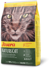 Josera NatureCat 2 kg granule pro kočky bez obilovin s drůbežím masem a lososem