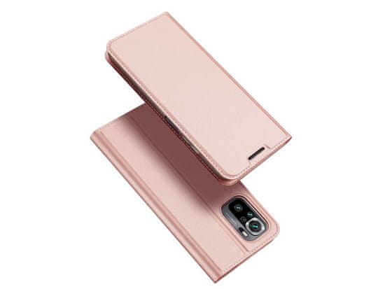 MobilPouzdra.cz Peněženkové růžové DUX SKIN PRO pouzdro na XIAOMI Redmi Note 10 / 10S