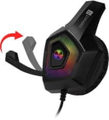 Connect IT Battle RGB Ed.3, černá (CHP-5600-BK)