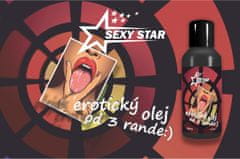 SEXY STAR LUBRIKAČNÍ EROTICKÝ OLEJ OD 3HO RANDE 100ML