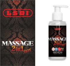 LSDI MASÁŽNÍ GEL MASSAGE 2IN1 HOT 150ML