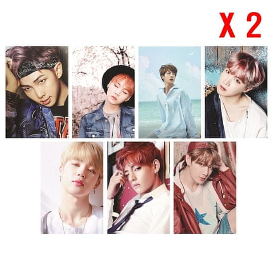 KPOP2EU BTS Bangtan Boys Foto karty 7 ks X2