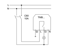 Tracon Electric Snímač pohybu nástěnný - bílý IP44