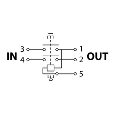 Tracon Electric Bezpečnostní tlačítka 5PIN 