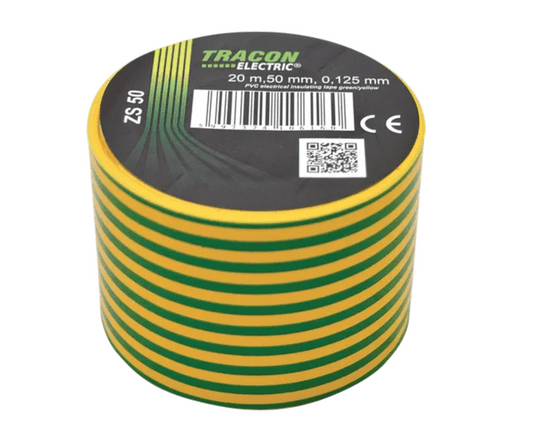 Páska izolační zeleno-žlutá 20mx50mm