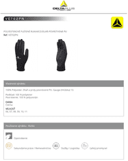 Pracovní rukavice VE702PN 11 5 ks