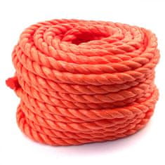 Polypropylenové lano stáčené 20m 10 mm