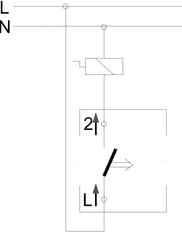 Kontakt-Simon S.A. Tlačítko jednoduché spínací (přístroj) 10A 250V 75x75x32mm