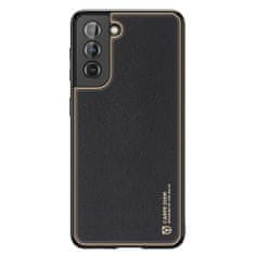 Dux Ducis Yolo kožený kryt na Samsung Galaxy S21 Plus 5G, černý