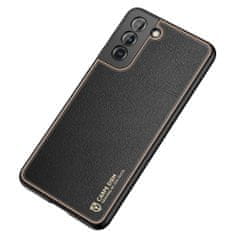 Dux Ducis Yolo kožený kryt na Samsung Galaxy S21 Plus 5G, černý