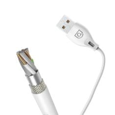 DUDAO L4L kabel USB / Lightning 2.1A 2m, bílý