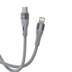 DUDAO L6H kabel USB-C / Lightning PD 65W 1m, šedý