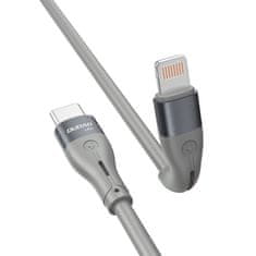 DUDAO L6H kabel USB-C / Lightning PD 65W 1m, šedý