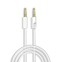 DUDAO L12S AUX kabel 3.5mm mini jack 1m, bílý