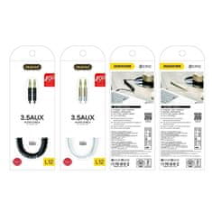 DUDAO L12 AUX kabel 3.5mm mini jack 1.7m, černý