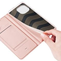 Dux Ducis Skin Pro knížkové kožené pouzdro na Xiaomi Mi 11, růžové