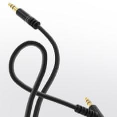 DUDAO L11 AUX kabel 3.5mm mini jack 1m, bílý