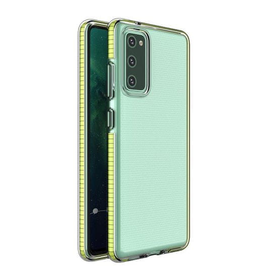 MG Spring Case silikonový kryt na Samsung Galaxy S21 Plus 5G, žluté