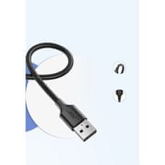 Ugreen US289 kabel USB / Micro USB 2A 1m, černý