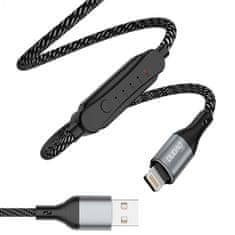 DUDAO L7 kabel USB / Lightning 5A 1m, černý