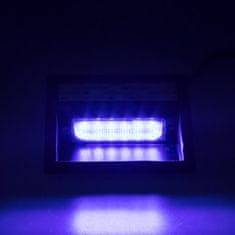 Stualarm PREDATOR LED vnitřní, 6x LED 5W, 12/24V, modrý, ECE R65 (kf738blu)