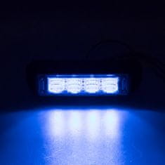 Stualarm PROFI výstražné LED světlo vnější, modré, 12-24V, ECE R65 (911-C4blu)