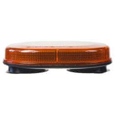 Stualarm Rampa oranžová, 32LEDx1W, magnet, 12-24V, 200mm, ECE R65 (kf18M)