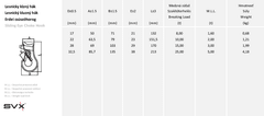 SVX Lesnický kluzný hák 1,6T 1,6T