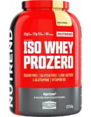 Nutrend Iso Whey Prozero 2250 g, čokoládové brownie