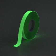 PROTISKLUZU Hladká protiskluzová fotoluminiscenční páska PREMIUM 25 mm x 15 m