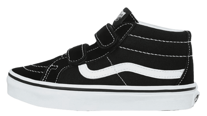 Vans dětské kotníčkové tenisky Uy SK8 Mid Reissue V Black/True White VN00018T6BT 30 černá - zánovní