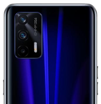 Realme GT 5G, velký AMOLED displej, Full HD+ dlouhá výdrž velkokapacitní baterie, ultra rychlé nabíjení, výkonný procesor, čtyři fotoaparáty, ultraširokoúhlý, makro, NFC obnovací frekvence SuperDart 65W nabíjení Qualcomm Snapdragon 888 5G vlajková loď Android 11 Realme UI 2.0 Bluetooth 5.2 čtečka otisků prstů v displeji bezrámečkový displej 64Mpx hlavní snímač zoom 4K videa 5G internet nejrychlejší internet WiFi 6 výkonný telefon