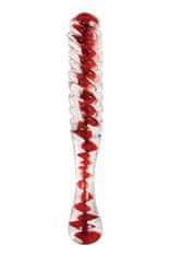 Dreamtoys A&E Eves Sweetheart Swirl Glass Dildo (22 cm)