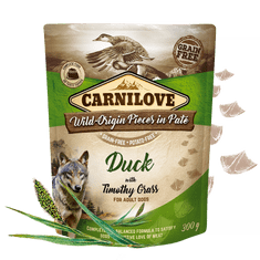 Carnilove Duck with Timothy Grass 12x300 g