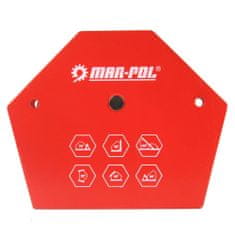 MAR-POL Úhlový magnet 30°/45°/60°/75°/90°/135°, 35kg M79414