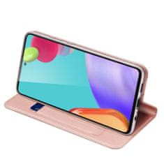 Dux Ducis Skin Pro knížkové kožené pouzdro na Samsung Galaxy A52 5G / A52 4G, růžové