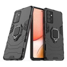 MG Ring Armor plastový kryt na Samsung Galaxy A72 4G, černý