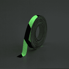 PROTISKLUZU Šrafovaná fotoluminiscenční protiskluzová páska 19 mm x 18,3 m