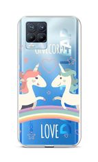 TopQ Kryt Realme 8 Pro silikon Unicorn Love 58799