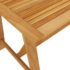 Greatstore Zahradní jídelní stůl 140 x 70 x 73,5 cm masivní akáciové dřevo