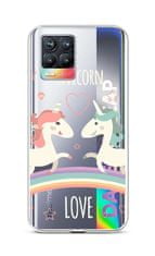 TopQ Kryt Realme 8 silikon Unicorn Love 58763