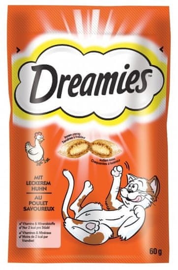 Dreamies pamlsky kuřecí pro kočky 60 g