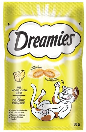 Dreamies pamlsky sýrové pro kočky 6 x 60g