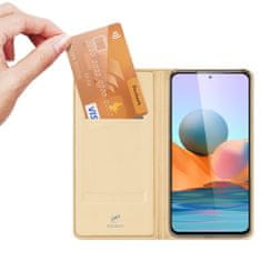 Dux Ducis Diářové pouzdro DUX DUCIS Skin Pro pro Xiaomi Redmi Note 10 Pro - Zlatá KP10681