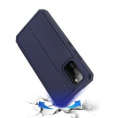 Dux Ducis Skin X knížkové pouzdro na Samsung Galaxy A02s blue