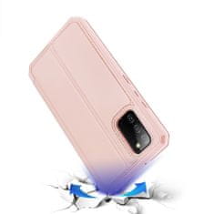 Dux Ducis Skin X knížkové pouzdro na Samsung Galaxy A02s pink